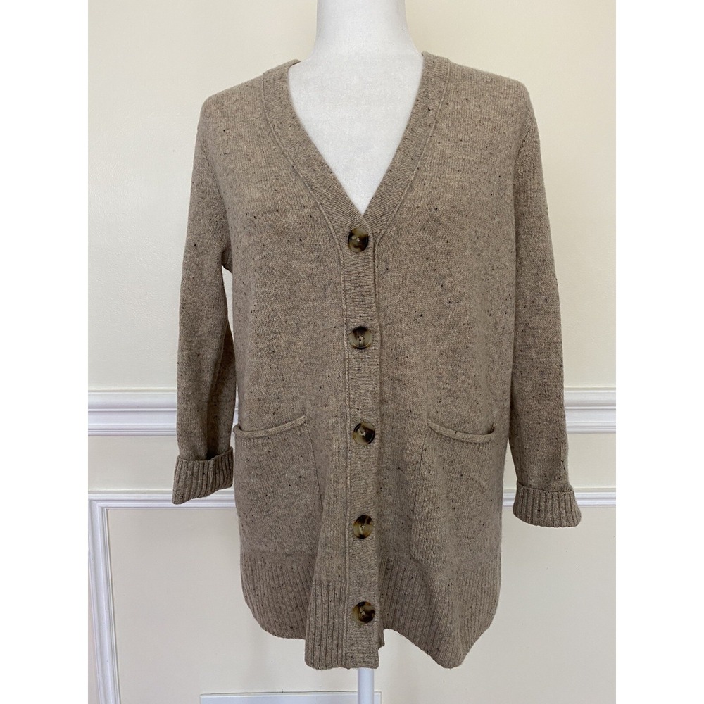 Madewell landscape cardigan sweater XS beige/tan Women Warm A004562
